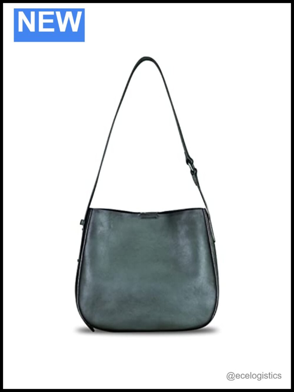 Genuine Leather Vintage Satchel Handbag Women Shoulder Bag Retro Hobo Crossbody